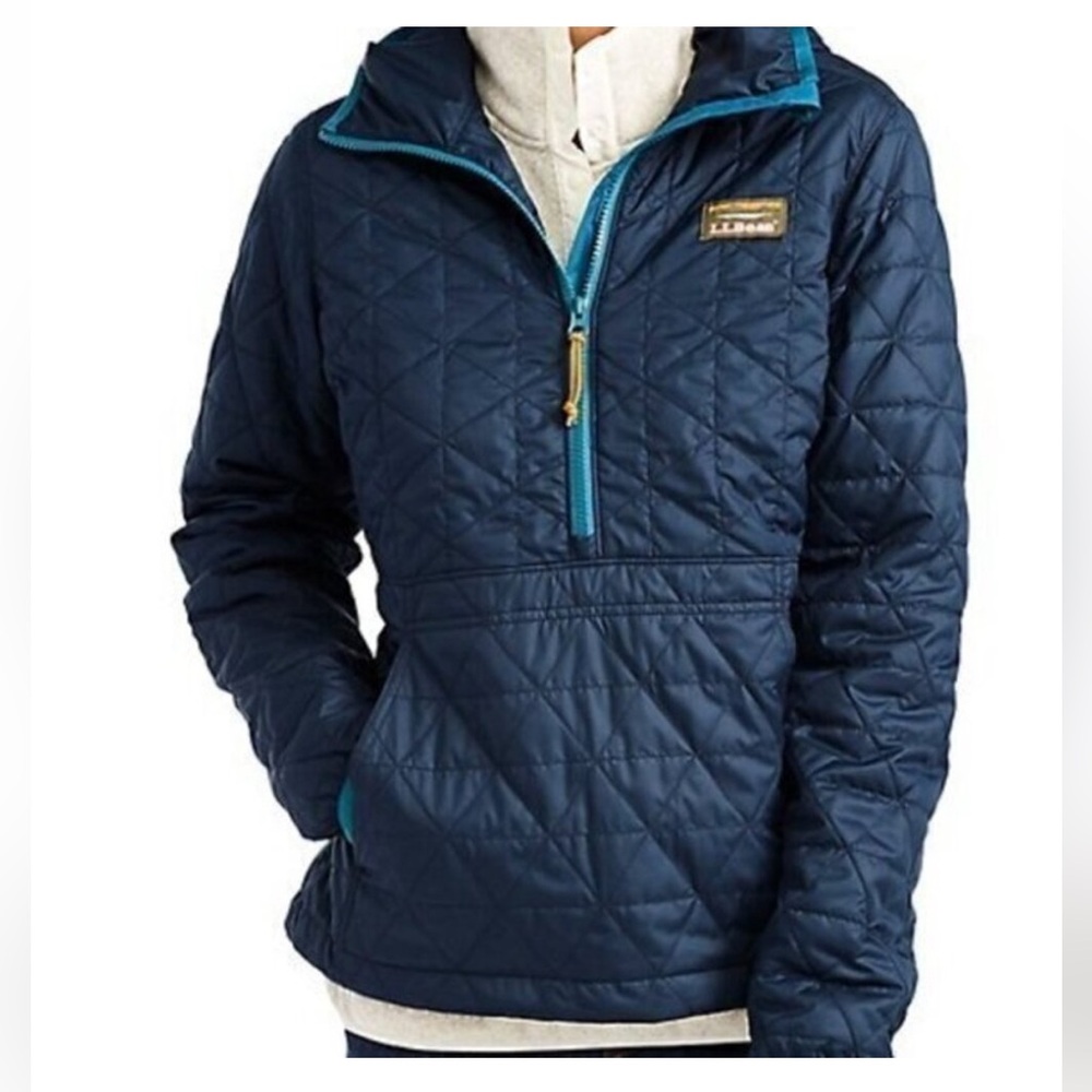 L.L. Bean Katahdin Quilted Insulated Pullover Large